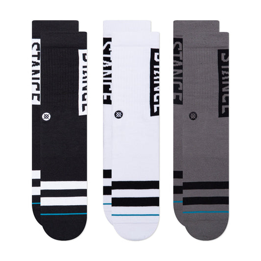 Stance Socks The OG 3 Pack Black and white